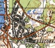 Топографічна карта Власівки