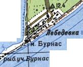 Топографічна карта Лебедівки