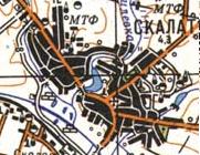 Топографічна карта Скалата