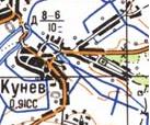 Топографічна карта Куньового