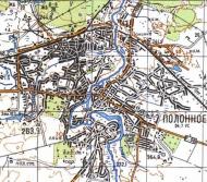 Топографічна карта Полонного