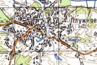 Топографічна карта Плужного