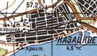 Топографічна карта Козацького