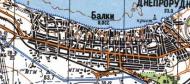 Топографічна карта Балок