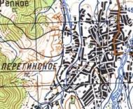 Топографічна карта Перегінського